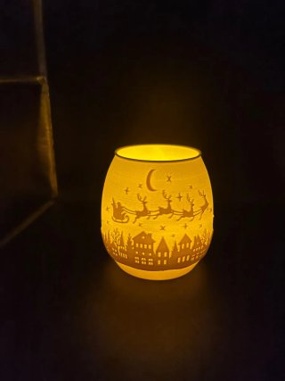 Luminária de Natal com LED