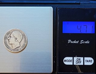 Moneda 1 Peseta Alfonso XII 1883
