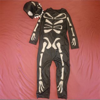 Halloween Disfraz de Esqueleto de Dinosaurio Niño