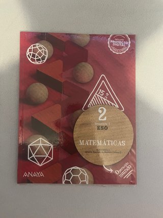 Libro mates 2 de la eso