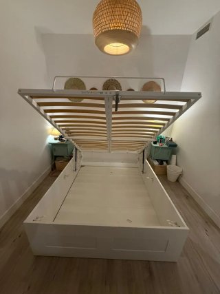 Canapé abatible Ikea Brimnes