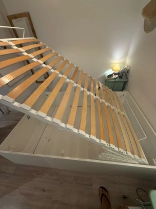 Canapé abatible Ikea Brimnes