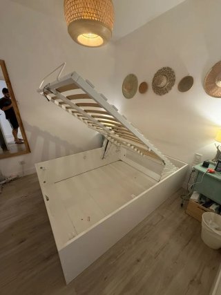 Canapé abatible Ikea Brimnes
