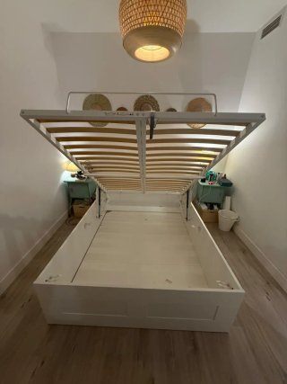 Canapé abatible Ikea Brimnes
