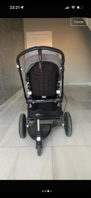 Carrito Bugaboo Gris Incluye  Capazo Silla  Cubre