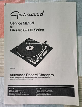 Tocadiscos Garrard 6400