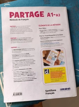 Partage, Méthode de français, A1-A2 Livre de l'...