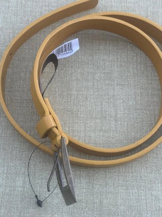 Cinturón mostaza
