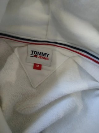 Sudadera Blanca Tommy Jeans