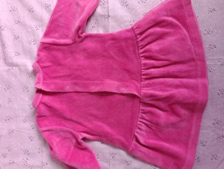 Vestido bebé niña 9 meses rosa