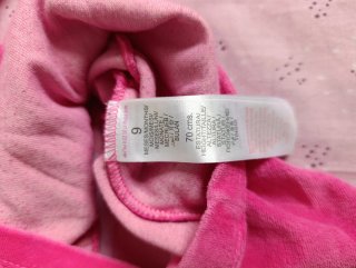 Vestido bebé niña 9 meses rosa