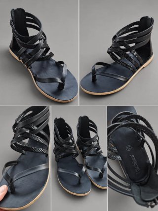 Sandalias Kickers Negras Talla 37