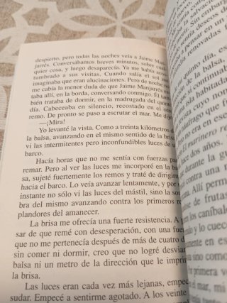 Relato de un náufrago