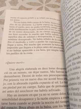 Relato de un náufrago