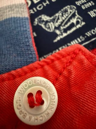 Polo Woolrich Corallo Uomo Taglia L