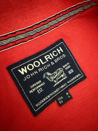 Polo Woolrich Corallo Uomo Taglia L