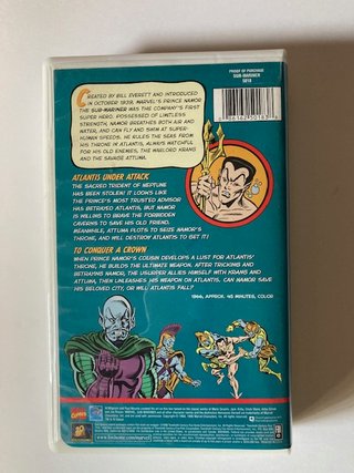 VHS Marvel Classic Videos: Sub-Mariner - NTSC