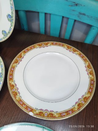 LIMOGES 7 platos llanos vintage porcelana