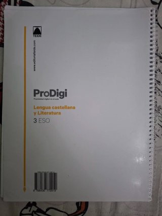 Pack de tres libro de 3r de la ESO
