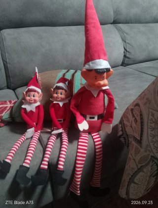 Elfos Navideños de Peluche