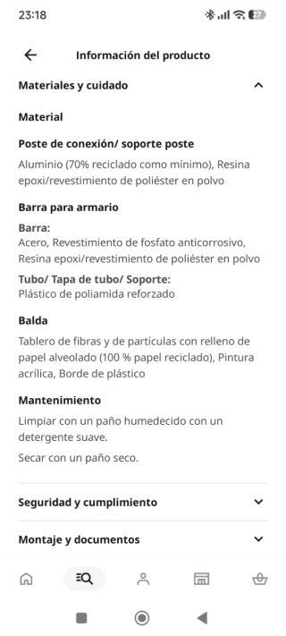 ELVARLI Vestidor Perchero Blanco