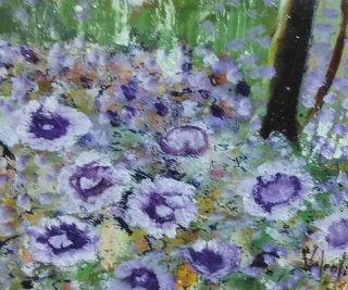 Óleo pequeño floral