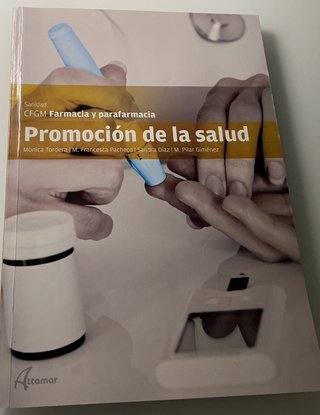 Promoción de la salud, CFGM Farmacia y parafarm...