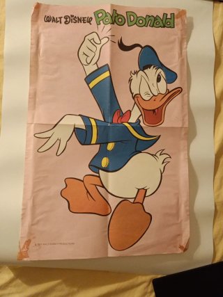 Póster Vintage Pato Donald Walt Disney 1971
