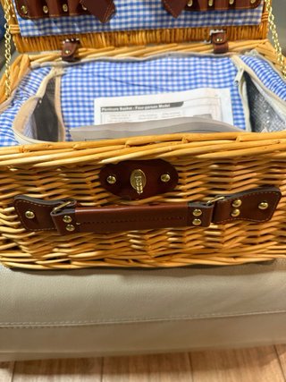 Cesta de Picnic de Mimbre