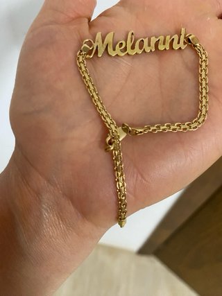 Pulsera de oro de primera ley de 18quilates ,7grm