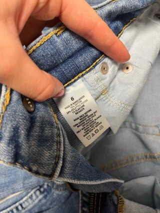 Pantalón vaquero campana azul