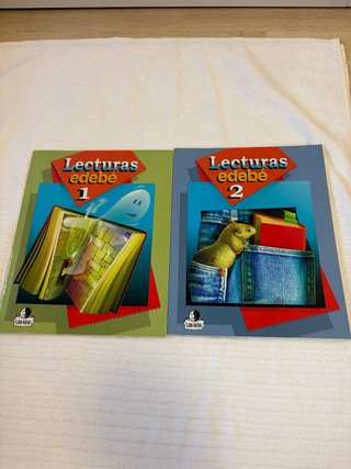 Lote de libros Lecturas Edebe 1 y 2