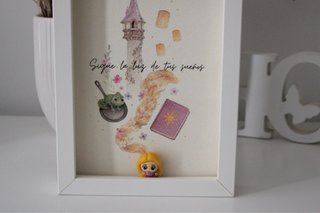 Cuadro Ilustración Rapunzel