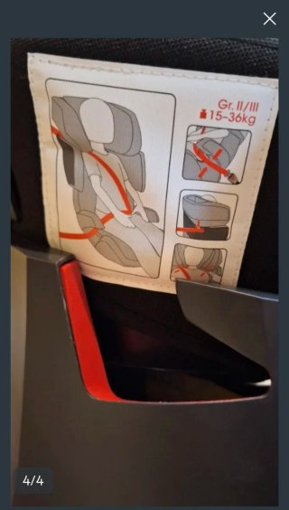 Silla de Coche Cybex Isofix GII y GIII
