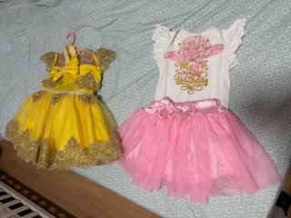 Set de 2 Vestidos de Fiesta para Bebé