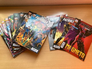Lote 14 comics La Patrulla-X: Azul, Roja y Negra
