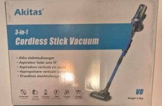 Aspirador Akita 3-in-1 Cordless Stick V8