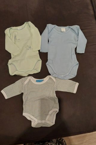 Lote 3 Bodys Bebé Talla 3 Meses