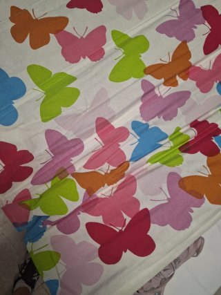 Conjunto de Lámpara y Estor con Mariposas