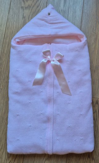 Saco para Capazo Cotton Juicie Rosa
