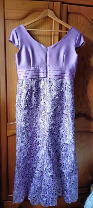 Vestido de Fiesta 2 Piezas Morado