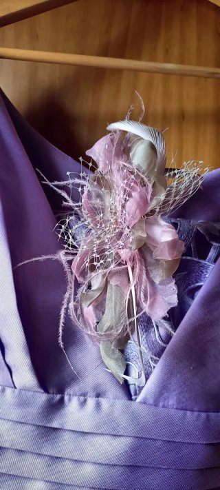 Vestido de Fiesta 2 Piezas Morado