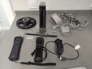 Consola Nintendo Wii Negra