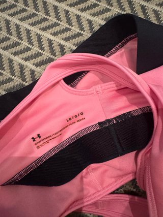 Under Armour Sujetador Deportivo Rosa Talla L