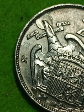 Serie BA.Lote de 2 Monedas de 5 y 25 Pesetas.