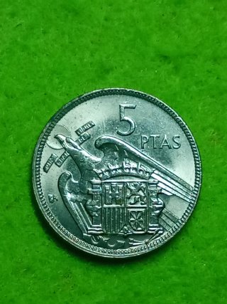 Serie BA.Lote de 2 Monedas de 5 y 25 Pesetas.