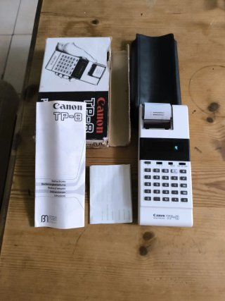 Calculadora con impresora Canon TP-8