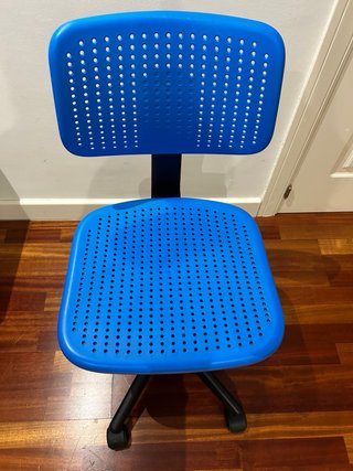 Silla de escritorio azul