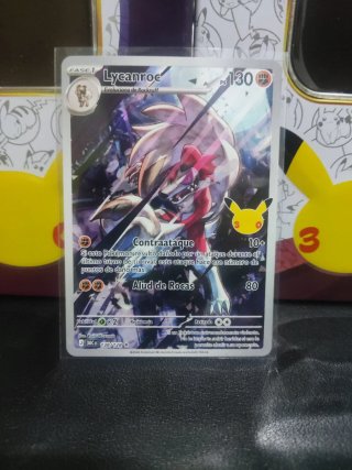 Carta Pokémon Lycanroc 138/128 Celebraciones