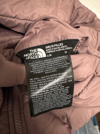 Chaqueta The North Face rosa/morada de niña tallaL
